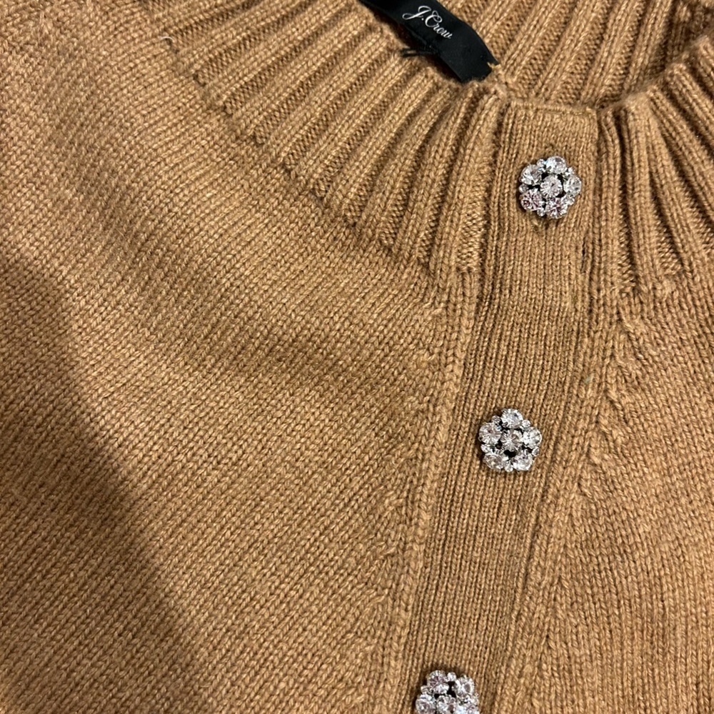 J CREW SWEATER WITH JEWELED BUTTONS - Picture 3 of 3